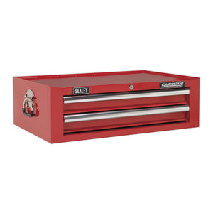 Sealey Toolchest Combination 14 Drawer Ball-Bearing Slides - Red & 446pc Tool Kit (Premier)