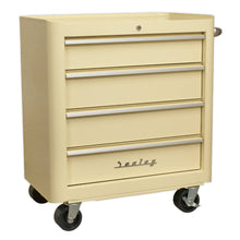 Load image into Gallery viewer, Sealey Retro Style Topchest, Mid-Box &amp; Rollcab Combination 10 Drawer Cream
