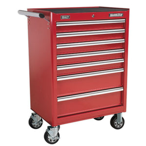 Sealey Rollcab 7 Drawer Ball-Bearing Slides Red (AP33479)