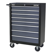 Load image into Gallery viewer, Sealey Rollcab 8 Drawer Ball-Bearing Slides Black/Grey (Siegen)
