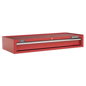 Sealey Mid-Box 1 Drawer Ball-Bearing Slides Heavy-Duty - Red (AP41119)