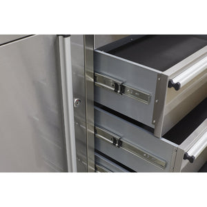 Sealey Mobile Stainless Steel Tool Cabinet 4 Drawer