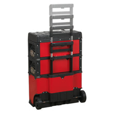 Load image into Gallery viewer, Sealey Mobile Steel/Composite Toolbox - 3 Compartment
