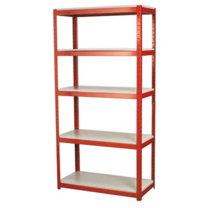 Sealey Racking Unit, 5 Shelves 500kg Capacity Per Level