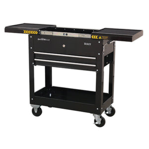 Sealey Mobile Tool & Parts Trolley - Black