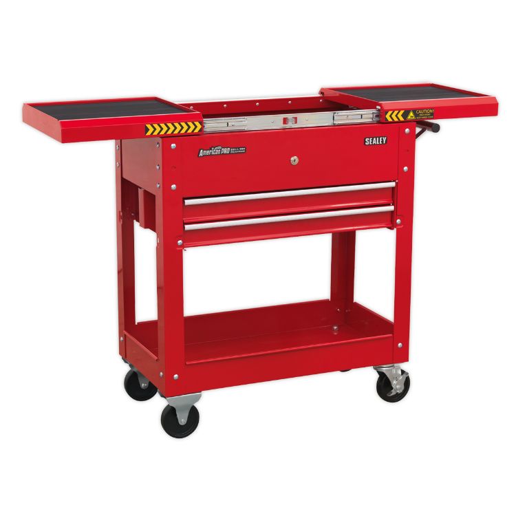 Sealey Mobile Tool & Parts Trolley - Red