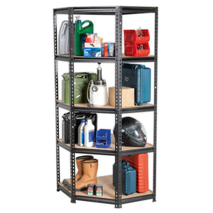 Sealey Corner Racking Unit 5 Level 150kg Capacity Per Level