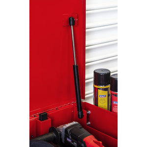 Sealey Heavy-Duty Mobile Tool & Parts Trolley - 5 Drawers & Lockable Top - Red