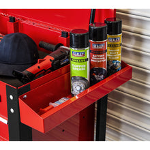 Load image into Gallery viewer, Sealey Heavy-Duty Mobile Tool &amp; Parts Trolley - 5 Drawers &amp; Lockable Top - Red
