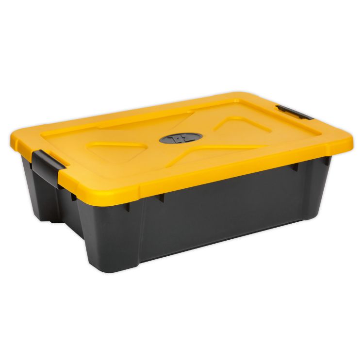 Sealey Composite Stackable Storage Box, Lid 27L