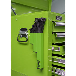 Sealey Magnetic Cable Tie Holder - Hi-Vis Green