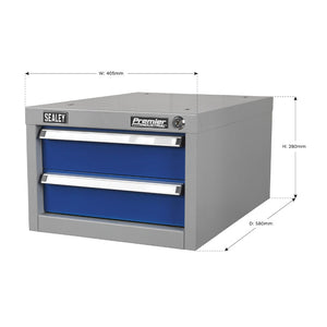 Sealey Double Drawer Unit for API Series Workbenches