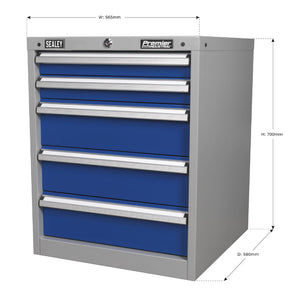 Sealey Cabinet Industrial 5 Drawer (API5655A)