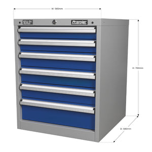 Sealey Cabinet Industrial 6 Drawer (API5656)