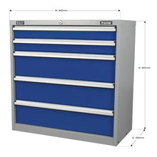 Load image into Gallery viewer, Sealey Industrial Cabinet 5 Drawer
