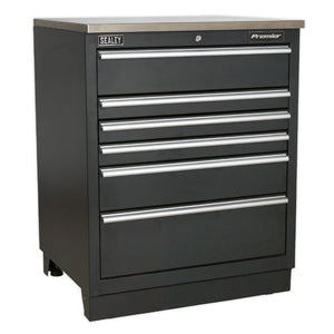 Sealey Modular Floor Cabinet 6 Drawer 775mm Heavy-Duty