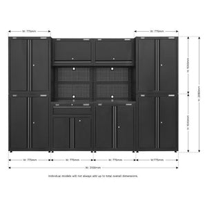 Sealey Rapid-Fit Modular Garage Storage System 3.1M