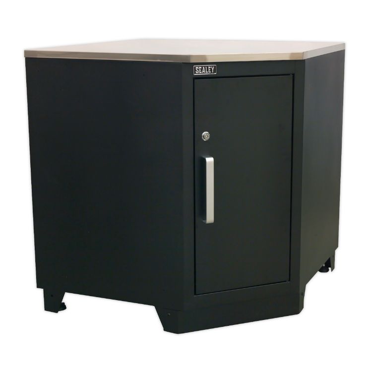 Sealey Modular Corner Floor Cabinet 930mm Heavy-Duty