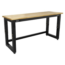 Load image into Gallery viewer, Sealey Steel Adjustable Workbench, Wooden Worktop 1830mm - Heavy-Duty
