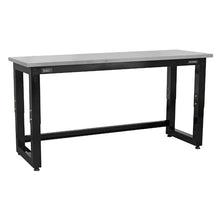 Load image into Gallery viewer, Sealey Steel Adjustable Workbench, Stainless Steel Worktop 1830mm - Heavy-Duty
