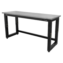 Load image into Gallery viewer, Sealey Steel Adjustable Workbench, Stainless Steel Worktop 1830mm - Heavy-Duty
