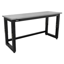 Load image into Gallery viewer, Sealey Steel Adjustable Workbench, Stainless Steel Worktop 1830mm - Heavy-Duty
