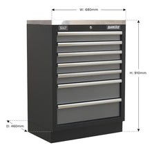 Load image into Gallery viewer, Sealey Modular 7 Drawer Cabinet 680mm
