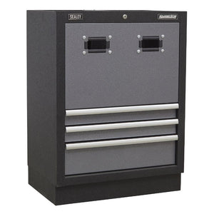 Sealey Superline PRO 4.9M Storage System - Pressed Wood Worktop (APMSSTACK16W)