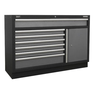 Sealey Superline PRO 1.96M Storage System - Stainless Steel Worktop (APMSSTACK09SS)