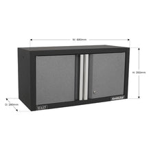 Load image into Gallery viewer, Sealey Modular Wall Cabinet 2 Door 680mm
