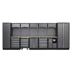 Sealey Superline PRO 4.9M Storage System - Wood Worktop