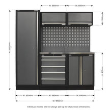 Load image into Gallery viewer, Sealey Superline PRO 2M Storage System - Stainless Worktop (APMSSTACK02SS)
