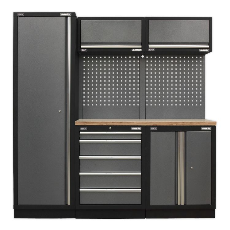 Sealey Superline PRO Storage System - Wood Worktop