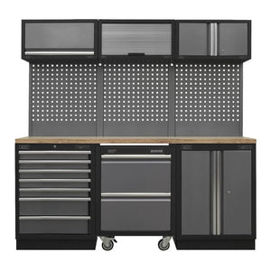 Sealey Superline PRO 2.04M Storage System - Pressed Wood Worktop