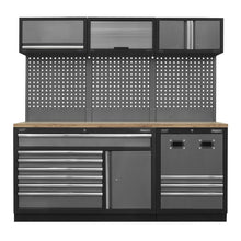 Load image into Gallery viewer, Sealey Modular Storage System Combo - Pressed Wood Worktop
