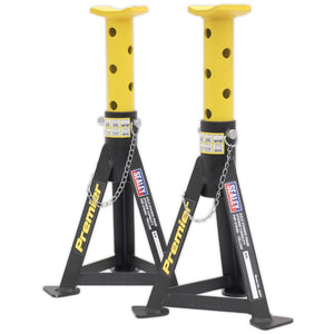 Sealey Axle Stands (Pair) 3 Tonne Capacity per Stand - Yellow