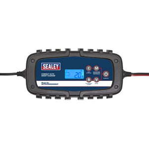 Sealey Compact Auto Smart Charger & Maintainer 6.5A 6/12V