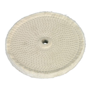 Sealey Buffing Wheel 200 x 16mm - 16mm Bore Fine