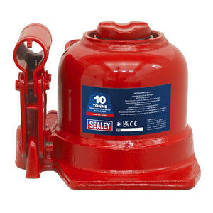 Sealey Bottle Jack 10 Tonne, Low Profile Telescopic