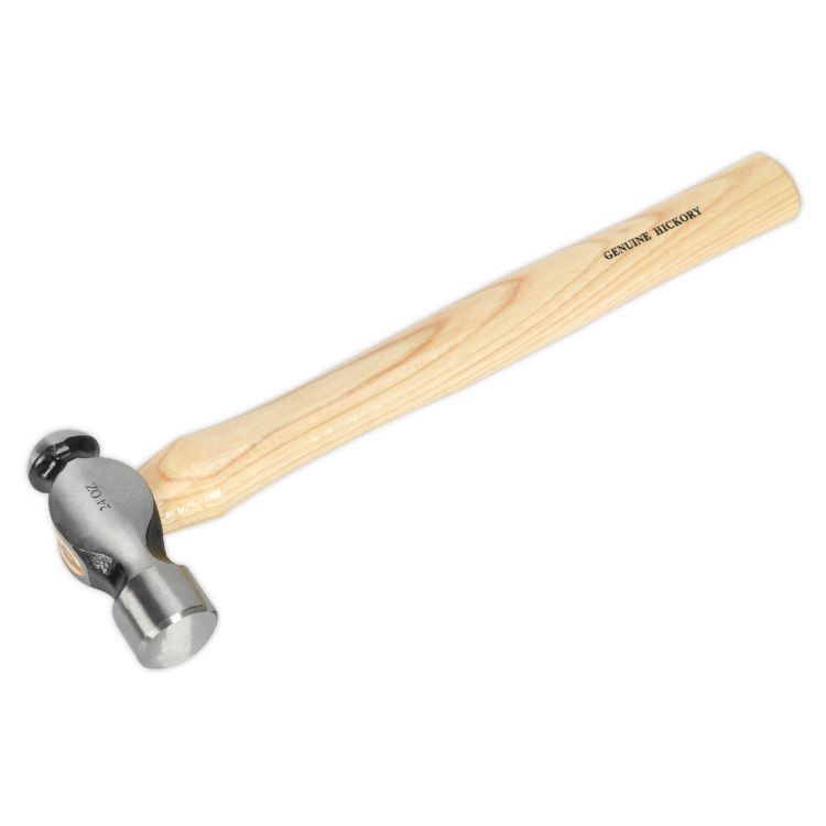 Sealey Ball Pein Hammer 1.5lb - Hickory Shaft (Premier)