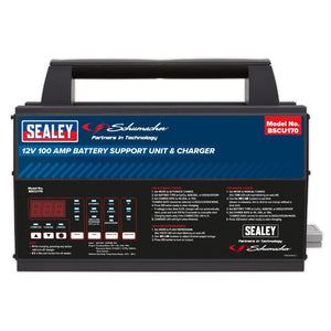 Sealey Schumacher Battery Support Unit & Charger - 12V 100A