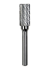 Abracs Tungsten Carbide Burr Cylindrical - with end cut (12 x 25 x 6 x 65mm)