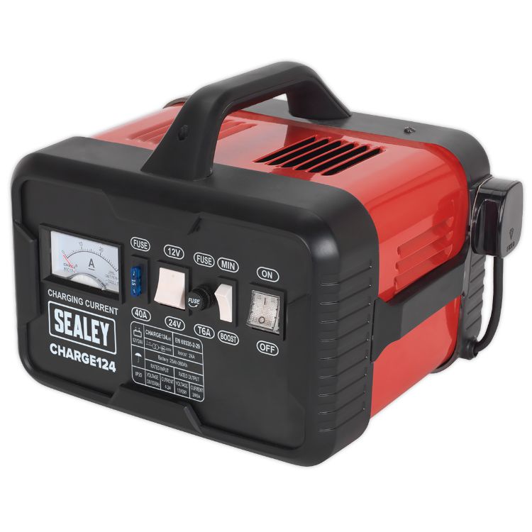 Sealey Battery Charger 28Amp 12/24V 230V