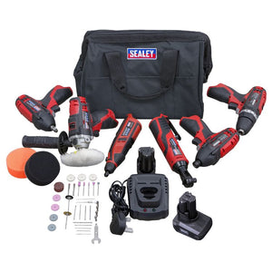 Sealey 6 x 12V SV12 Series Cordless Power Tool Combo Kit