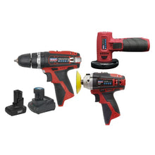 Load image into Gallery viewer, Sealey 3 x 12V SV12 Series Cordless Power Tool Combo Kit
