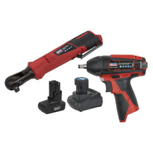 Load image into Gallery viewer, Sealey 2 x 12V SV12 Series Cordless Power Tool Combo Kit (CP1200COMBO8)
