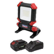 Load image into Gallery viewer, Sealey 20V 4Ah SV20 Series Cordless 15W SMD LED Worklight Kit
