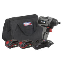 Load image into Gallery viewer, Sealey Brushless Impact Wrench Kit 1/2&quot; Sq Drive 20V SV20 Series 4Ah
