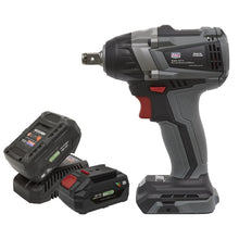 Load image into Gallery viewer, Sealey Brushless Impact Wrench Kit 1/2&quot; Sq Drive 20V SV20 Series 4Ah
