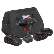 Load image into Gallery viewer, Sealey Brushless Impact Wrench Kit 1/2&quot; Sq Drive 20V SV20 Series - 2 Batteries
